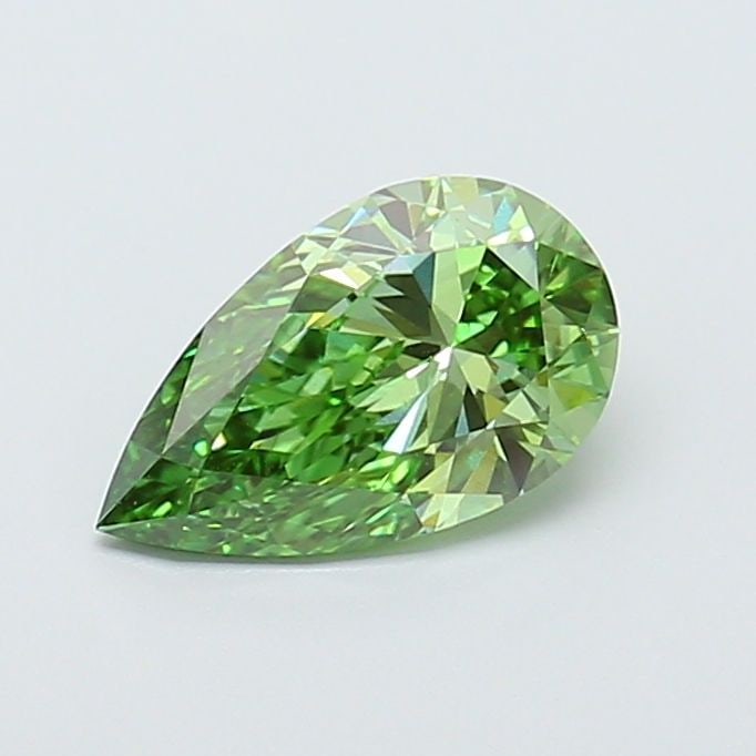 Loose Diamond - PEAR 1.51ct Fancy Vivid Green VVS2: Loose Diamond - PEAR 1.51ct Fancy Vivid Green VVS2 Source: This is a real non-mined Diamond that has been grown in a lab Shape: PEAR Carats: 1.51 Color: Fancy Vivid Green Certification: IGI Video: