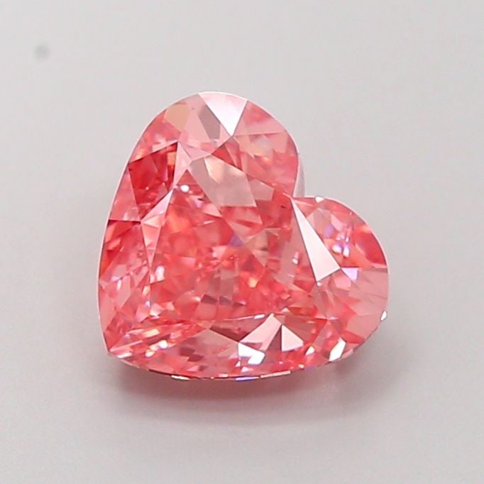 Loose Diamond - HEART 2.12ct Fancy Vivid Pink VS1: Loose Diamond - HEART 2.12ct Fancy Vivid Pink VS1 Source: This is a real non-mined Diamond that has been grown in a lab Shape: HEART Carats: 2.12 Color: Fancy Vivid Pink Certification: IGI Video: