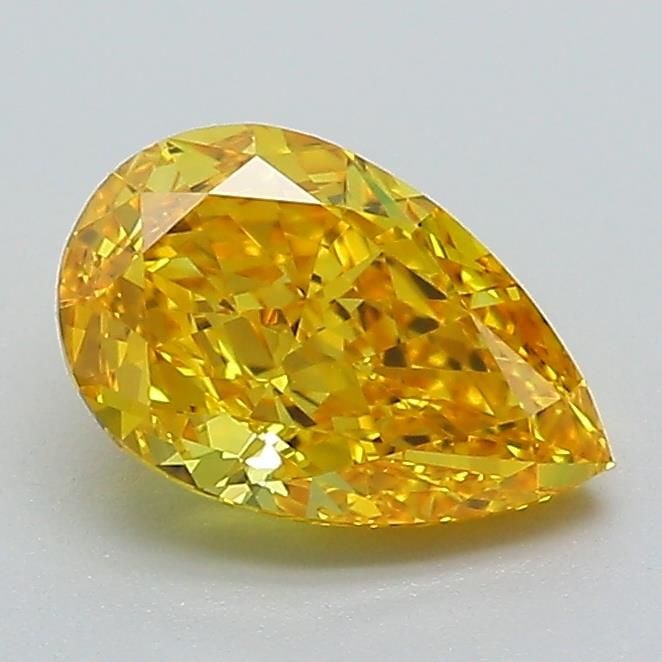 Loose Diamond - PEAR 1.14ct Fancy Vivid Yellow VVS2: Loose Diamond - PEAR 1.14ct Fancy Vivid Yellow VVS2 Source: This is a real non-mined Diamond that has been grown in a lab Shape: PEAR Carats: 1.14 Color: Fancy Vivid Yellow Certification: IGI Video: