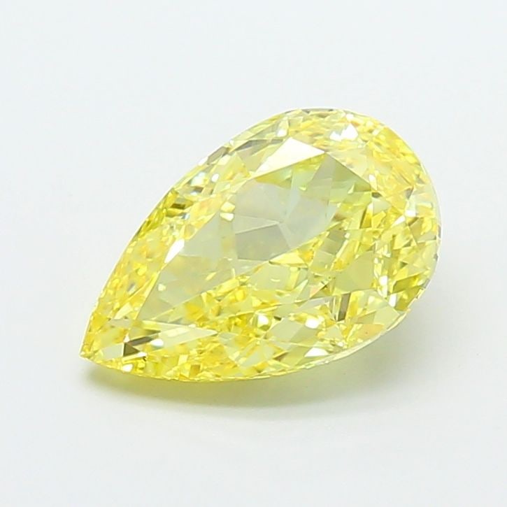 Loose Diamond - PEAR 3.0ct Fancy Intense Yellow VS2: Loose Diamond - PEAR 3.0ct Fancy Intense Yellow VS2 Source: This is a real non-mined Diamond that has been grown in a lab Shape: PEAR Carats: 3.0 Color: Fancy Intense Yellow Certification: IGI Video: