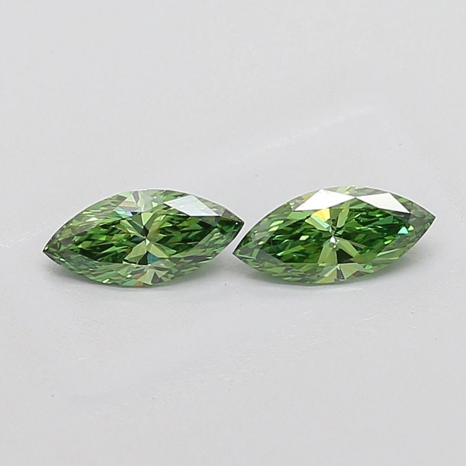 Loose Diamond - MARQUISE 0.34ct Fancy Vivid Green VVS2 (1 of 1)