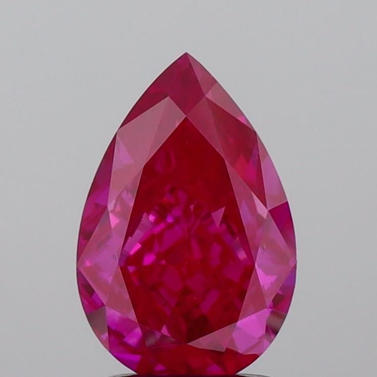 Loose Diamond - PEAR 1.86ct Fancy Vivid Pink VS1: Loose Diamond - PEAR 1.86ct Fancy Vivid Pink VS1 Source: This is a real non-mined Diamond that has been grown in a lab Shape: PEAR Carats: 1.86 Color: Fancy Vivid Pink Certification: IGI Video: Video