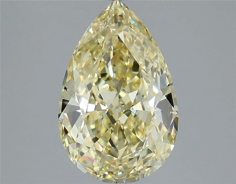 Loose Diamond - PEAR 3.6ct Fancy Yellow VS1: Loose Diamond - PEAR 3.6ct Fancy Yellow VS1 Source: This is a real non-mined Diamond that has been grown in a lab Shape: PEAR Carats: 3.6 Color: Fancy Yellow Certification: IGI Video: Video Link The