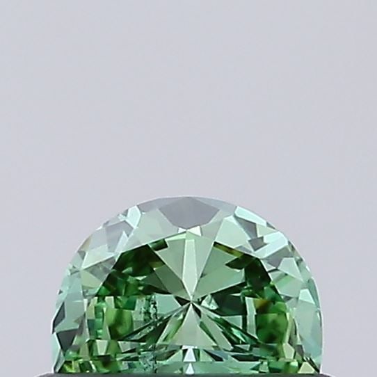 Loose Diamond - HALF MOON 0.27ct Fancy Vivid Green SI1: Loose Diamond - HALF MOON 0.27ct Fancy Vivid Green SI1 Source: This is a real non-mined Diamond that has been grown in a lab Shape: HALF MOON Carats: 0.27 Color: Fancy Vivid Green Certification: NONE 