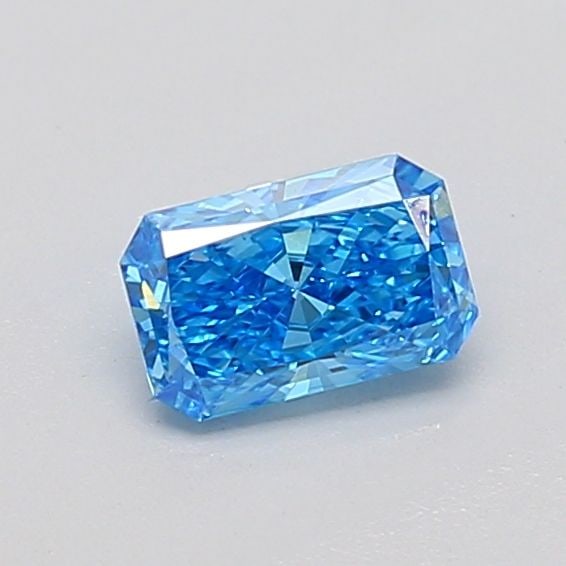 Loose Diamond - RADIANT 0.38ct Fancy Vivid Blue VVS2: Loose Diamond - RADIANT 0.38ct Fancy Vivid Blue VVS2 Source: This is a real non-mined Diamond that has been grown in a lab Shape: RADIANT Carats: 0.38 Color: Fancy Vivid Blue Certification: IGI Video: