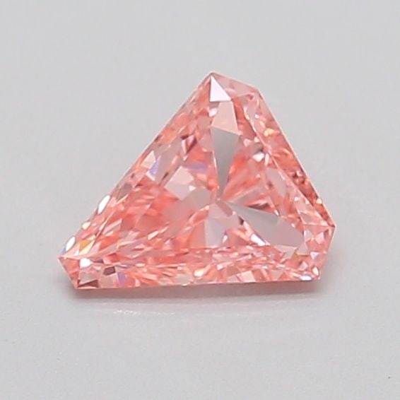 Loose Diamond - TRIANGULAR 0.34ct Fancy Vivid Pink VVS2: Loose Diamond - TRIANGULAR 0.34ct Fancy Vivid Pink VVS2 Source: This is a real non-mined Diamond that has been grown in a lab Shape: TRIANGULAR Carats: 0.34 Color: Fancy Vivid Pink Certification: IGI 