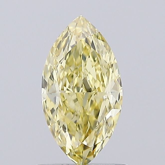 Loose Diamond - MARQUISE 0.83ct Fancy Intense Yellow VS1: Loose Diamond - MARQUISE 0.83ct Fancy Intense Yellow VS1 Source: This is a real non-mined Diamond that has been grown in a lab Shape: MARQUISE Carats: 0.83 Color: Fancy Intense Yellow Certification: N
