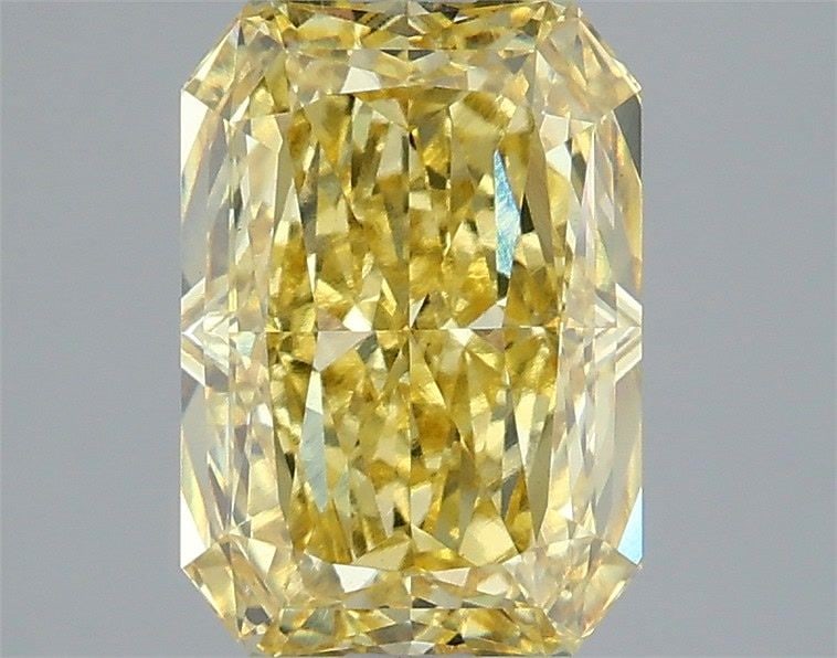 Loose Diamond - RADIANT 2.56ct Fancy Intense Yellow VS1: Loose Diamond - RADIANT 2.56ct Fancy Intense Yellow VS1 Source: This is a real non-mined Diamond that has been grown in a lab Shape: RADIANT Carats: 2.56 Color: Fancy Intense Yellow Certification: IGI