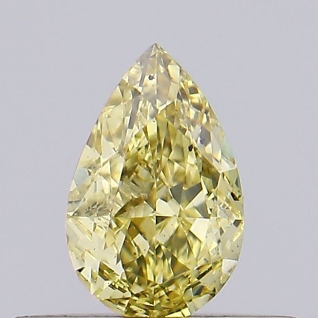 Loose Diamond - PEAR 0.31ct Fancy Vivid Yellow SI1: Loose Diamond - PEAR 0.31ct Fancy Vivid Yellow SI1 Source: This is a real non-mined Diamond that has been grown in a lab Shape: PEAR Carats: 0.31 Color: Fancy Vivid Yellow Certification: NONE Video: