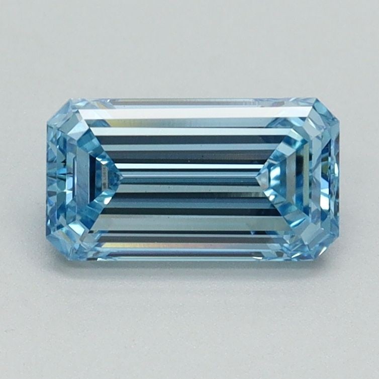Loose Diamond - EMERALD 1.0ct Fancy Intense Blue VS1: Loose Diamond - EMERALD 1.0ct Fancy Intense Blue VS1 Source: This is a real non-mined Diamond that has been grown in a lab Shape: EMERALD Carats: 1.0 Color: Fancy Intense Blue Certification: IGI Video