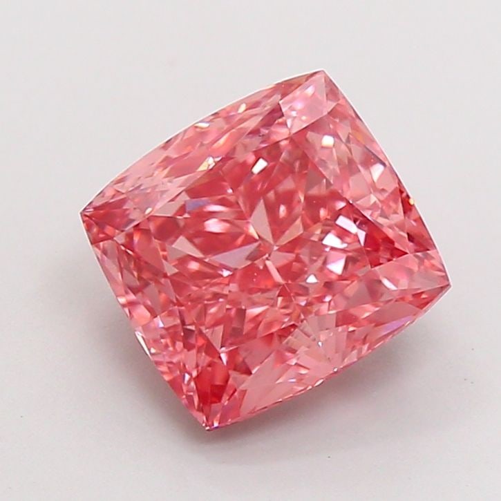 Loose Diamond - CUSHION MODIFIED 2.65ct Fancy Vivid Pink VS2: Loose Diamond - CUSHION MODIFIED 2.65ct Fancy Vivid Pink VS2 Source: This is a real non-mined Diamond that has been grown in a lab Shape: CUSHION MODIFIED Carats: 2.65 Color: Fancy Vivid Pink Certific