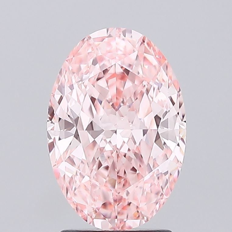 Loose Diamond - OVAL 2.5ct Fancy Vivid Pink VS1: Loose Diamond - OVAL 2.5ct Fancy Vivid Pink VS1 Source: This is a real non-mined Diamond that has been grown in a lab Shape: OVAL Carats: 2.5 Color: Fancy Vivid Pink Certification: IGI Video: