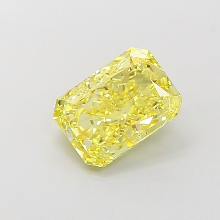 Loose Diamond - RADIANT 2.42ct Fancy Vivid Yellow VS2: Loose Diamond - RADIANT 2.42ct Fancy Vivid Yellow VS2 Source: This is a real non-mined Diamond that has been grown in a lab Shape: RADIANT Carats: 2.42 Color: Fancy Vivid Yellow Certification: IGI Vid