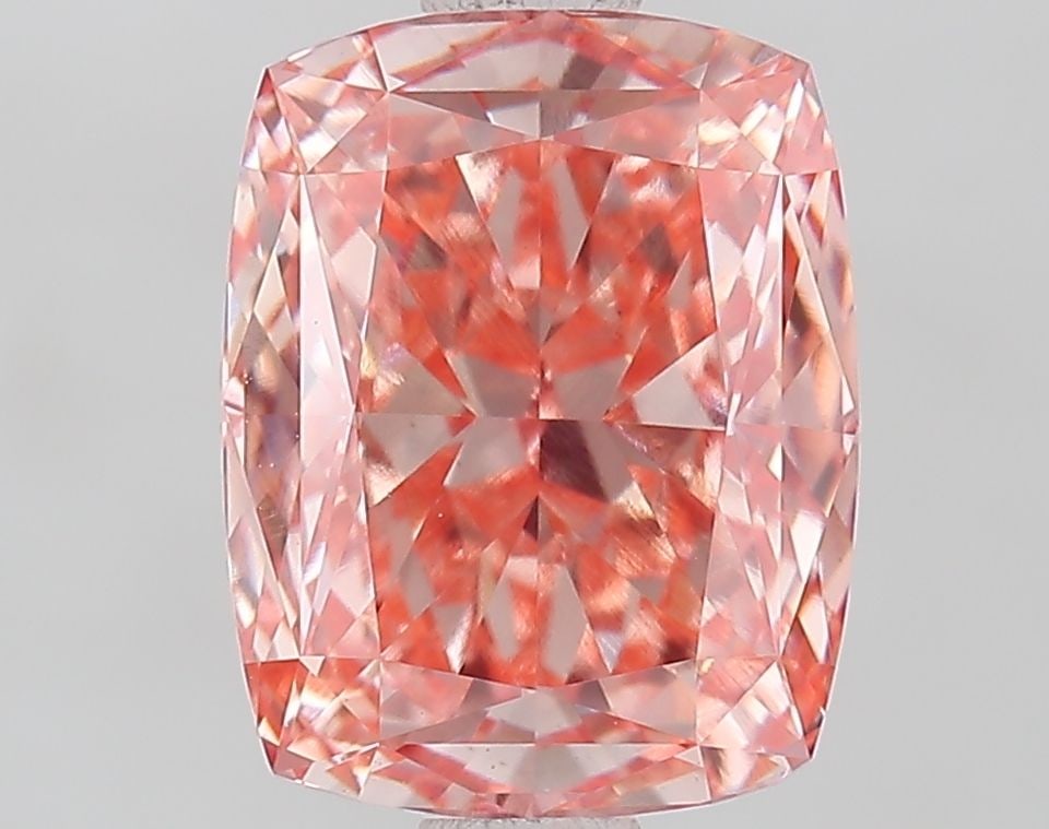 Loose Diamond - CUSHION MODIFIED 2.09ct Fancy Intense Pink VS1: Loose Diamond - CUSHION MODIFIED 2.09ct Fancy Intense Pink VS1 Source: This is a real non-mined Diamond that has been grown in a lab Shape: CUSHION MODIFIED Carats: 2.09 Color: Fancy Intense Pink Cert