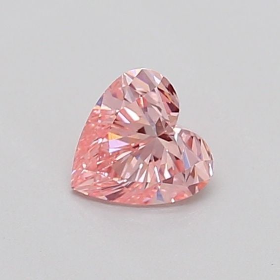 Loose Diamond - HEART 0.34ct Fancy Intense Pink VS1: Loose Diamond - HEART 0.34ct Fancy Intense Pink VS1 Source: This is a real non-mined Diamond that has been grown in a lab Shape: HEART Carats: 0.34 Color: Fancy Intense Pink Certification: IGI Video: