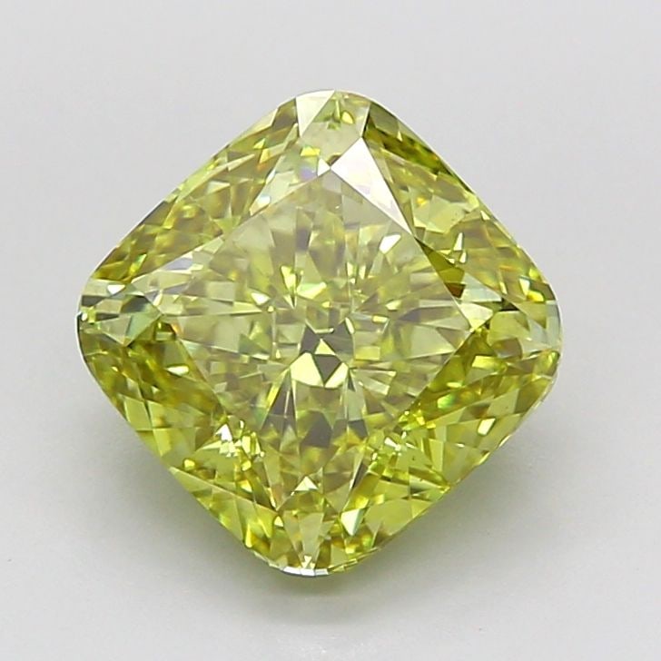 Loose Diamond - CUSHION MODIFIED 3.5ct Fancy Yellow VS2: Loose Diamond - CUSHION MODIFIED 3.5ct Fancy Yellow VS2 Source: This is a real non-mined Diamond that has been grown in a lab Shape: CUSHION MODIFIED Carats: 3.5 Color: Fancy Yellow Certification: IGI