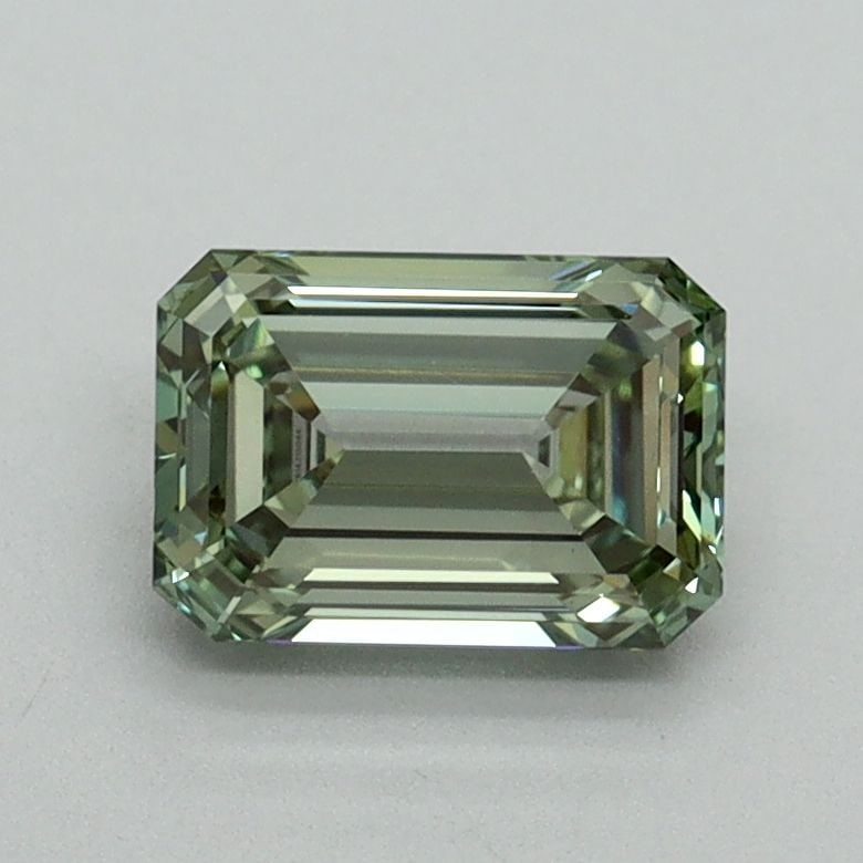 Loose Diamond - EMERALD 1.03ct Fancy Intense Green VS1: Loose Diamond - EMERALD 1.03ct Fancy Intense Green VS1 Source: This is a real non-mined Diamond that has been grown in a lab Shape: EMERALD Carats: 1.03 Color: Fancy Intense Green Certification: IGI V