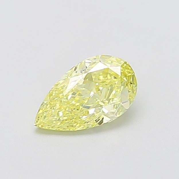 Loose Diamond - PEAR 0.91ct Fancy Intense Yellow VS1: Loose Diamond - PEAR 0.91ct Fancy Intense Yellow VS1 Source: This is a real non-mined Diamond that has been grown in a lab Shape: PEAR Carats: 0.91 Color: Fancy Intense Yellow Certification: IGI Video