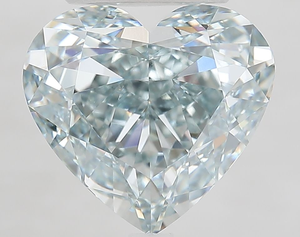 Loose Diamond - HEART 6.02ct Fancy Intense Blue Green VVS2: Loose Diamond - HEART 6.02ct Fancy Intense Blue Green VVS2 Source: This is a real non-mined Diamond that has been grown in a lab Shape: HEART Carats: 6.02 Color: Fancy Intense Blue Green Certification