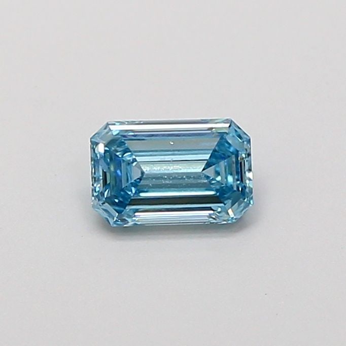 Loose Diamond - EMERALD 0.47ct Fancy Vivid Blue VS1 (1 of 1)