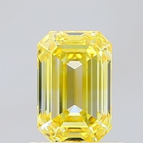 Loose Diamond - EMERALD 1.0ct Fancy Vivid Yellow VVS2: Loose Diamond - EMERALD 1.0ct Fancy Vivid Yellow VVS2 Source: This is a real non-mined Diamond that has been grown in a lab Shape: EMERALD Carats: 1.0 Color: Fancy Vivid Yellow Certification: IGI Vide