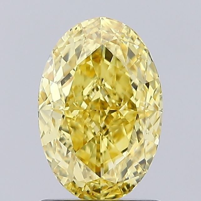Loose Diamond - OVAL 1.6ct Fancy Vivid Yellow VVS2: Loose Diamond - OVAL 1.6ct Fancy Vivid Yellow VVS2 Source: This is a real non-mined Diamond that has been grown in a lab Shape: OVAL Carats: 1.6 Color: Fancy Vivid Yellow Certification: IGI Video: