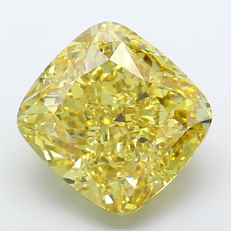 Loose Diamond - CUSHION MODIFIED 20.05ct Fancy Intense Yellow VS1: Loose Diamond - CUSHION MODIFIED 20.05ct Fancy Intense Yellow VS1 Source: This is a real non-mined Diamond that has been grown in a lab Shape: CUSHION MODIFIED Carats: 20.05 Color: Fancy Intense Yello