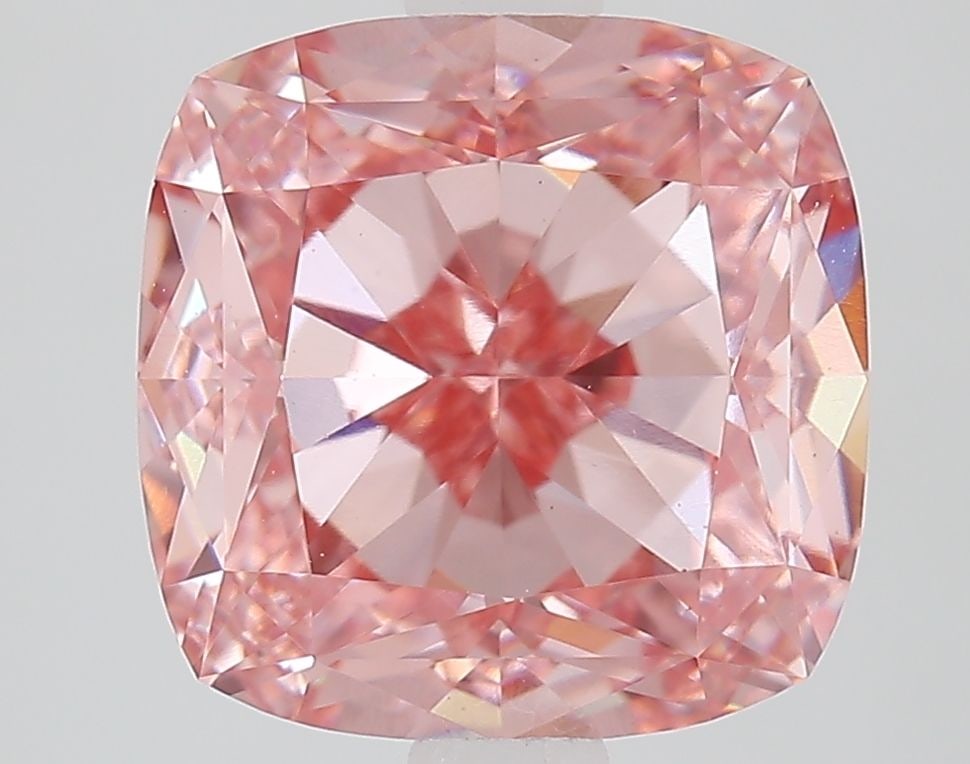 Loose Diamond - CUSHION MODIFIED 3.71ct Fancy Vivid Pink VS1: Loose Diamond - CUSHION MODIFIED 3.71ct Fancy Vivid Pink VS1 Source: This is a real non-mined Diamond that has been grown in a lab Shape: CUSHION MODIFIED Carats: 3.71 Color: Fancy Vivid Pink Certific