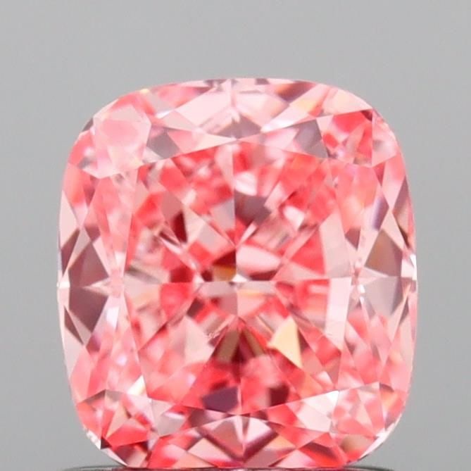 Loose Diamond - CUSHION MODIFIED 1.07ct Fancy Vivid Pink VVS2: Loose Diamond - CUSHION MODIFIED 1.07ct Fancy Vivid Pink VVS2 Source: This is a real non-mined Diamond that has been grown in a lab Shape: CUSHION MODIFIED Carats: 1.07 Color: Fancy Vivid Pink Certifi