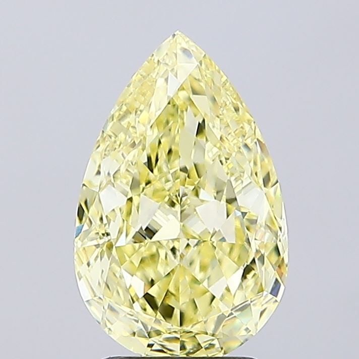 Loose Diamond - PEAR 3.04ct Fancy Intense Yellow VVS2: Loose Diamond - PEAR 3.04ct Fancy Intense Yellow VVS2 Source: This is a real non-mined Diamond that has been grown in a lab Shape: PEAR Carats: 3.04 Color: Fancy Intense Yellow Certification: IGI Vide