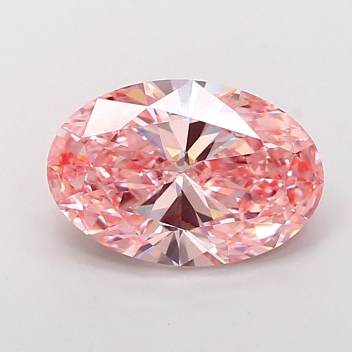Loose Diamond - OVAL 4.5ct Fancy Vivid Pink VS1: Loose Diamond - OVAL 4.5ct Fancy Vivid Pink VS1 Source: This is a real non-mined Diamond that has been grown in a lab Shape: OVAL Carats: 4.5 Color: Fancy Vivid Pink Certification: IGI Video: