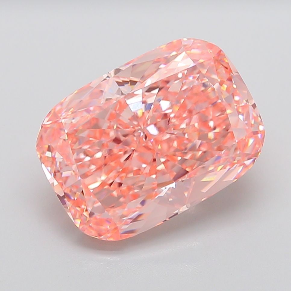 Loose Diamond - CUSHION MODIFIED 11.71ct Fancy Vivid Pink VVS2: Loose Diamond - CUSHION MODIFIED 11.71ct Fancy Vivid Pink VVS2 Source: This is a real non-mined Diamond that has been grown in a lab Shape: CUSHION MODIFIED Carats: 11.71 Color: Fancy Vivid Pink Certi
