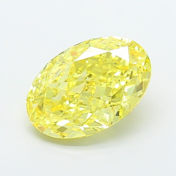 Loose Diamond - OVAL 3.51ct Fancy Intense Yellow VVS2: Loose Diamond - OVAL 3.51ct Fancy Intense Yellow VVS2 Source: This is a real non-mined Diamond that has been grown in a lab Shape: OVAL Carats: 3.51 Color: Fancy Intense Yellow Certification: IGI Vide