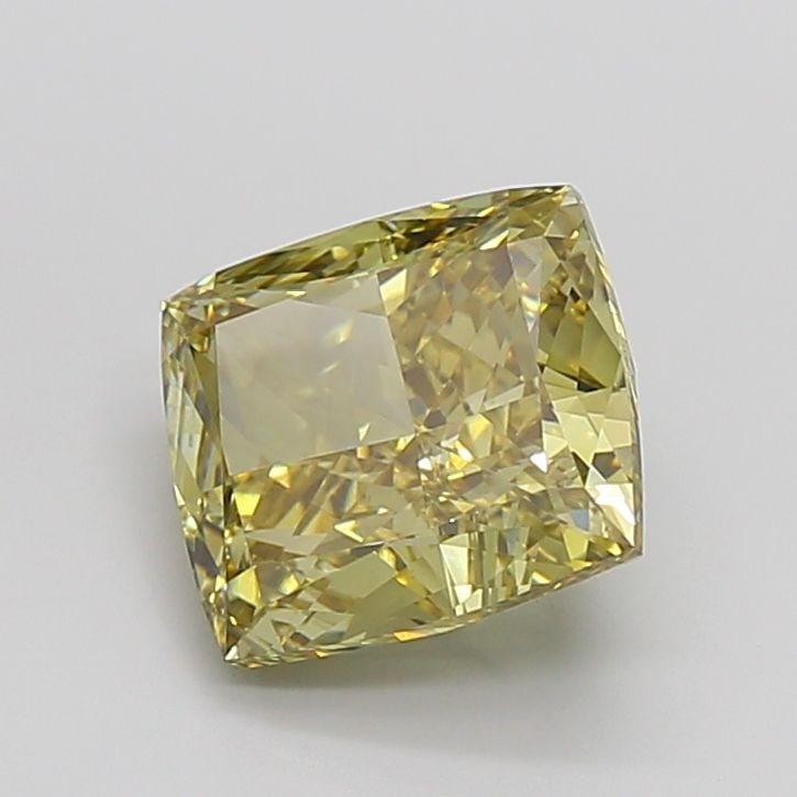 Loose Diamond - CUSHION MODIFIED 5.53ct Fancy Vivid Yellow VS1: Loose Diamond - CUSHION MODIFIED 5.53ct Fancy Vivid Yellow VS1 Source: This is a real non-mined Diamond that has been grown in a lab Shape: CUSHION MODIFIED Carats: 5.53 Color: Fancy Vivid Yellow Cert