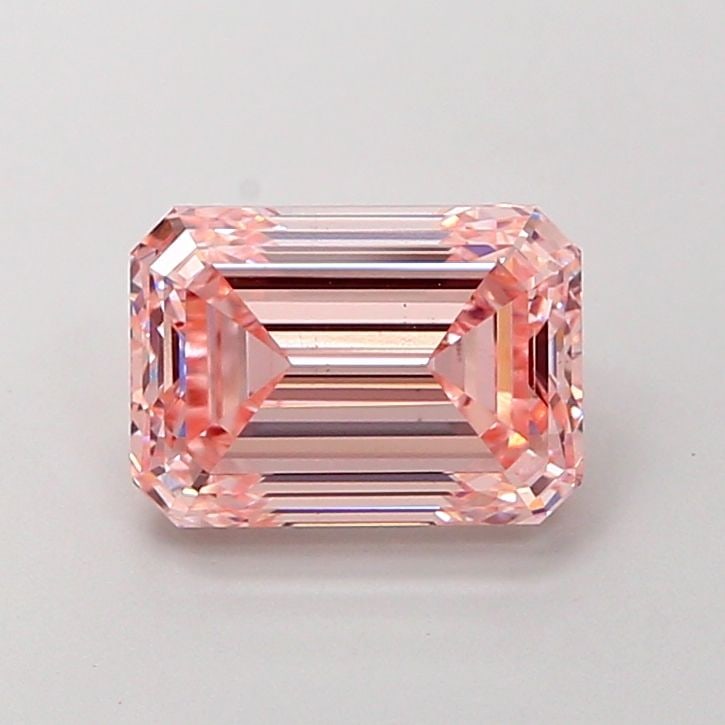 Loose Diamond - EMERALD 1.98ct Fancy Intense Pink VS1: Loose Diamond - EMERALD 1.98ct Fancy Intense Pink VS1 Source: This is a real non-mined Diamond that has been grown in a lab Shape: EMERALD Carats: 1.98 Color: Fancy Intense Pink Certification: IGI Vid