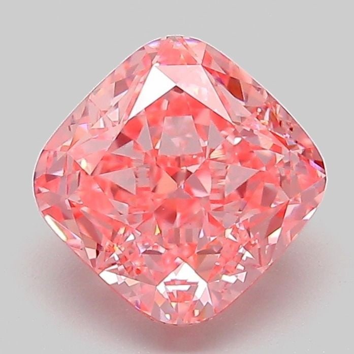 Loose Diamond - CUSHION MODIFIED 2.09ct Fancy Vivid Pink VS1: Loose Diamond - CUSHION MODIFIED 2.09ct Fancy Vivid Pink VS1 Source: This is a real non-mined Diamond that has been grown in a lab Shape: CUSHION MODIFIED Carats: 2.09 Color: Fancy Vivid Pink Certific