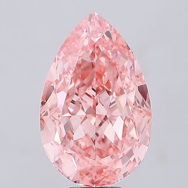Loose Diamond - PEAR 14.02ct Fancy Vivid Pink VVS2 (1 of 1)