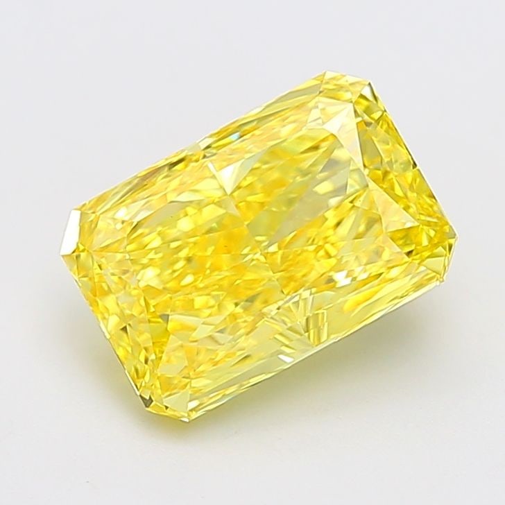 Loose Diamond - RADIANT 4.04ct Fancy Vivid Yellow VVS2: Loose Diamond - RADIANT 4.04ct Fancy Vivid Yellow VVS2 Source: This is a real non-mined Diamond that has been grown in a lab Shape: RADIANT Carats: 4.04 Color: Fancy Vivid Yellow Certification: IGI Vi
