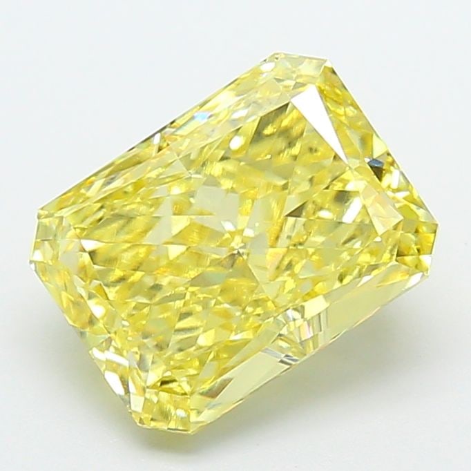 Loose Diamond - RADIANT 4.0ct Fancy Intense Yellow VS1: Loose Diamond - RADIANT 4.0ct Fancy Intense Yellow VS1 Source: This is a real non-mined Diamond that has been grown in a lab Shape: RADIANT Carats: 4.0 Color: Fancy Intense Yellow Certification: IGI V