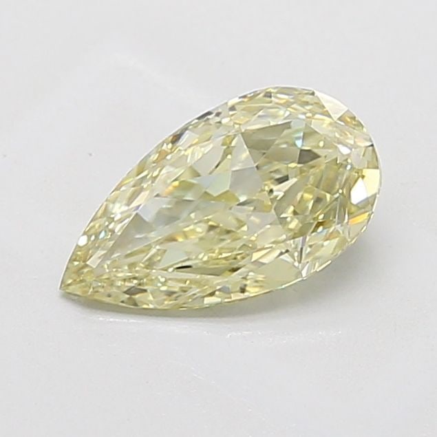 Loose Diamond - PEAR 1.57ct Fancy Light Yellow VS1: Loose Diamond - PEAR 1.57ct Fancy Light Yellow VS1 Source: This is a real non-mined Diamond that has been grown in a lab Shape: PEAR Carats: 1.57 Color: Fancy Light Yellow Certification: IGI Video: