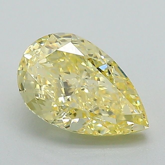 Loose Diamond - PEAR 1.07ct Fancy Intense Yellow VS1: Loose Diamond - PEAR 1.07ct Fancy Intense Yellow VS1 Source: This is a real non-mined Diamond that has been grown in a lab Shape: PEAR Carats: 1.07 Color: Fancy Intense Yellow Certification: IGI Video
