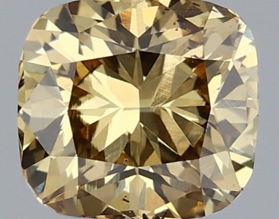 Loose Diamond - CUSHION BRILLIANT 1.12ct Fancy Brownish Yellow VS2: Loose Diamond - CUSHION BRILLIANT 1.12ct Fancy Brownish Yellow VS2 Source: This is a real non-mined Diamond that has been grown in a lab Shape: CUSHION BRILLIANT Carats: 1.12 Color: Fancy Brownish Yel