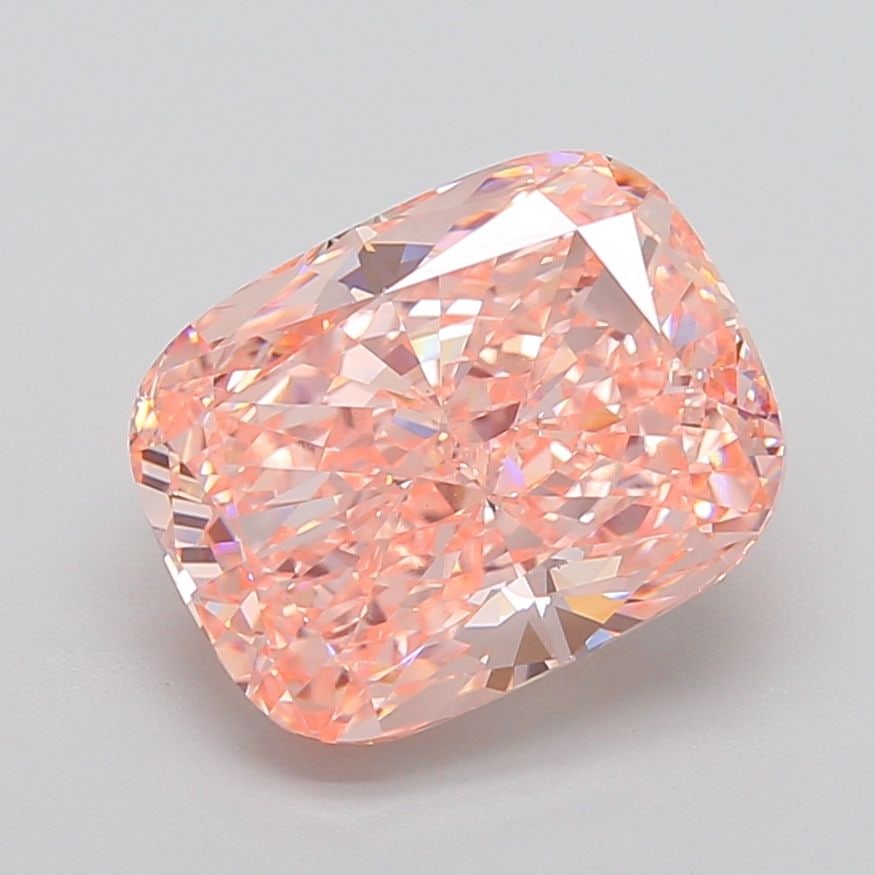 Loose Diamond - CUSHION MODIFIED 8.55ct Fancy Vivid Pink VS1: Loose Diamond - CUSHION MODIFIED 8.55ct Fancy Vivid Pink VS1 Source: This is a real non-mined Diamond that has been grown in a lab Shape: CUSHION MODIFIED Carats: 8.55 Color: Fancy Vivid Pink Certific