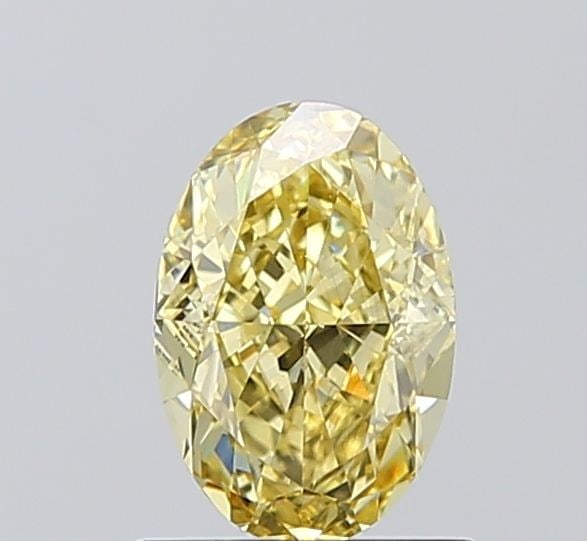 Loose Diamond - OVAL 1.1ct Fancy Intense Yellow VS2: Loose Diamond - OVAL 1.1ct Fancy Intense Yellow VS2 Source: This is a real non-mined Diamond that has been grown in a lab Shape: OVAL Carats: 1.1 Color: Fancy Intense Yellow Certification: IGI Video: