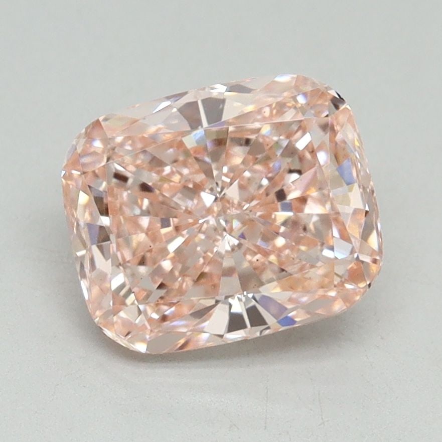 Loose Diamond - CUSHION BRILLIANT 2.02ct Fancy Vivid Pink VS2: Loose Diamond - CUSHION BRILLIANT 2.02ct Fancy Vivid Pink VS2 Source: This is a real non-mined Diamond that has been grown in a lab Shape: CUSHION BRILLIANT Carats: 2.02 Color: Fancy Vivid Pink Certif