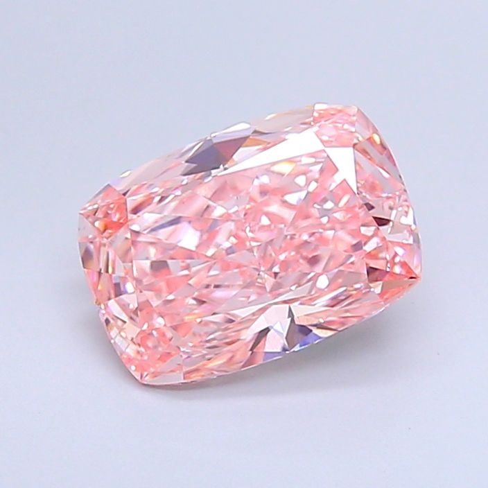 Loose Diamond - CUSHION MODIFIED 2.01ct Fancy Vivid Pink VS1: Loose Diamond - CUSHION MODIFIED 2.01ct Fancy Vivid Pink VS1 Source: This is a real non-mined Diamond that has been grown in a lab Shape: CUSHION MODIFIED Carats: 2.01 Color: Fancy Vivid Pink Certific