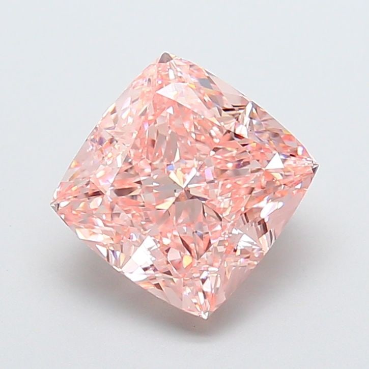 Loose Diamond - CUSHION MODIFIED 5.08ct Fancy Intense Pink VVS2: Loose Diamond - CUSHION MODIFIED 5.08ct Fancy Intense Pink VVS2 Source: This is a real non-mined Diamond that has been grown in a lab Shape: CUSHION MODIFIED Carats: 5.08 Color: Fancy Intense Pink Cer