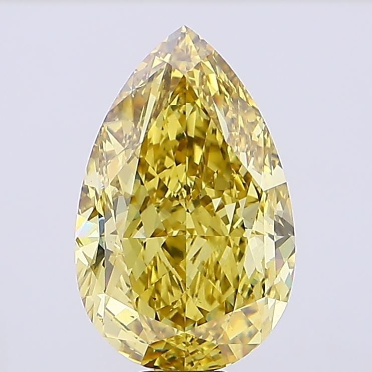 Loose Diamond - PEAR 20.09ct Fancy Intense Gray Yellow VS2: Loose Diamond - PEAR 20.09ct Fancy Intense Gray Yellow VS2 Source: This is a real non-mined Diamond that has been grown in a lab Shape: PEAR Carats: 20.09 Color: Fancy Intense Gray Yellow Certificatio
