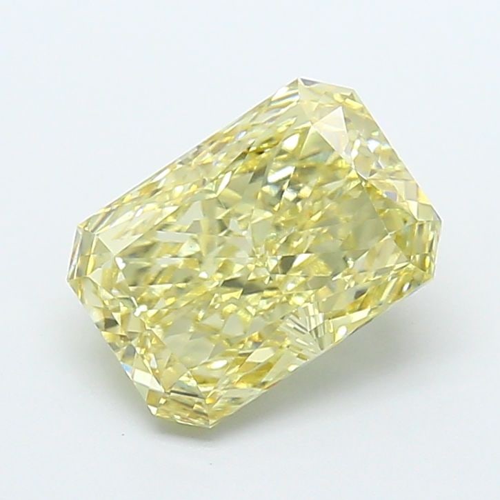 Loose Diamond - RADIANT 3.51ct Fancy Yellow VVS2: Loose Diamond - RADIANT 3.51ct Fancy Yellow VVS2 Source: This is a real non-mined Diamond that has been grown in a lab Shape: RADIANT Carats: 3.51 Color: Fancy Yellow Certification: IGI Video: