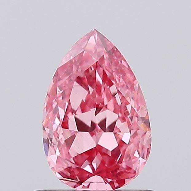 Loose Diamond - PEAR 0.86ct Fancy Intense Pink VS1: Loose Diamond - PEAR 0.86ct Fancy Intense Pink VS1 Source: This is a real non-mined Diamond that has been grown in a lab Shape: PEAR Carats: 0.86 Color: Fancy Intense Pink Certification: NONE Video: